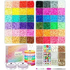 COREJOY - Set Manualidades Kit Para Crear Accesorio Pulseras Y Collare