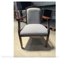 DULCES SUEÑOS - Sitial Paris Tela Lino Poltrona Silla Gris Claro