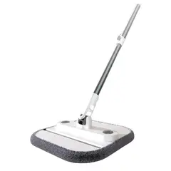 BOMIDI - Trapero Giratorio con Balde Escurridor 2 Mopas Blanco