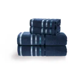 KARSTEN - Set Sábana Baño Lumina 4 Piezas 100% Algodón