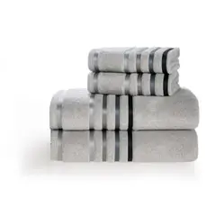 KARSTEN - Set Sábana Baño Lumina 4 Piezas 100% Algodón