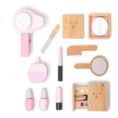 GENERICO - Set De Belleza Y Maquillaje De Madera Pedagogía Activa