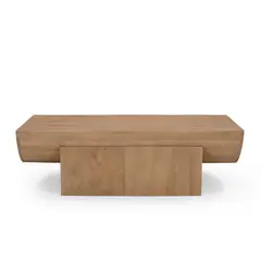 THE POPULAR DESIGN - MESA DE CENTRO BRANDO NATURAL