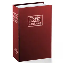 RD - Cofre Porta Valores Simulada Libro 270x200x68mm Burgundy