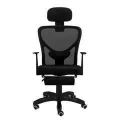 GLOBAL LATIN GROUP - Silla ejecutiva ergonómica con reposabrazos y reposapiernas retráctil