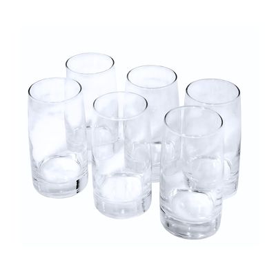 Cristar Display 6 Vasos Altos 388Ml Toledo Vidrio Mojitos