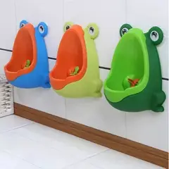 GENERICO - Urinario de pared Ranita para niños color verde