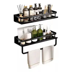 GENERICO - Venhoouse Organizador De Ducha Repisa Baño Set 2 Inoxidable