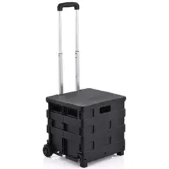 GENERICO - Carrito Plegable de Mercado Negro