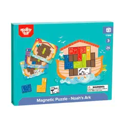 TOOKY TOY - Puzzle Magnético El Arca de Noé 26 Piezas