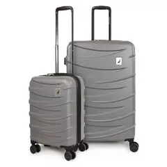 NAUTICA - Pack 2 maletas S+L Mónaco de 10 y 23kg gris