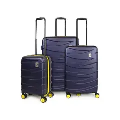 NAUTICA - Set de 3 maletas Mónaco azul S+M+L