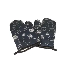GENERICO - Dos Guantes De Cocina Toma Ollas Guantes De Horno Kawaii