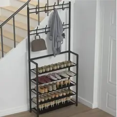 MOMO - Zapatero Organizador Colgador Zapatos Armario Perchero Color Negro DW003