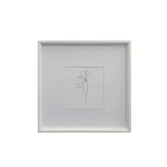 VGO - Marco 30x30 para foto 15x15 Blanco