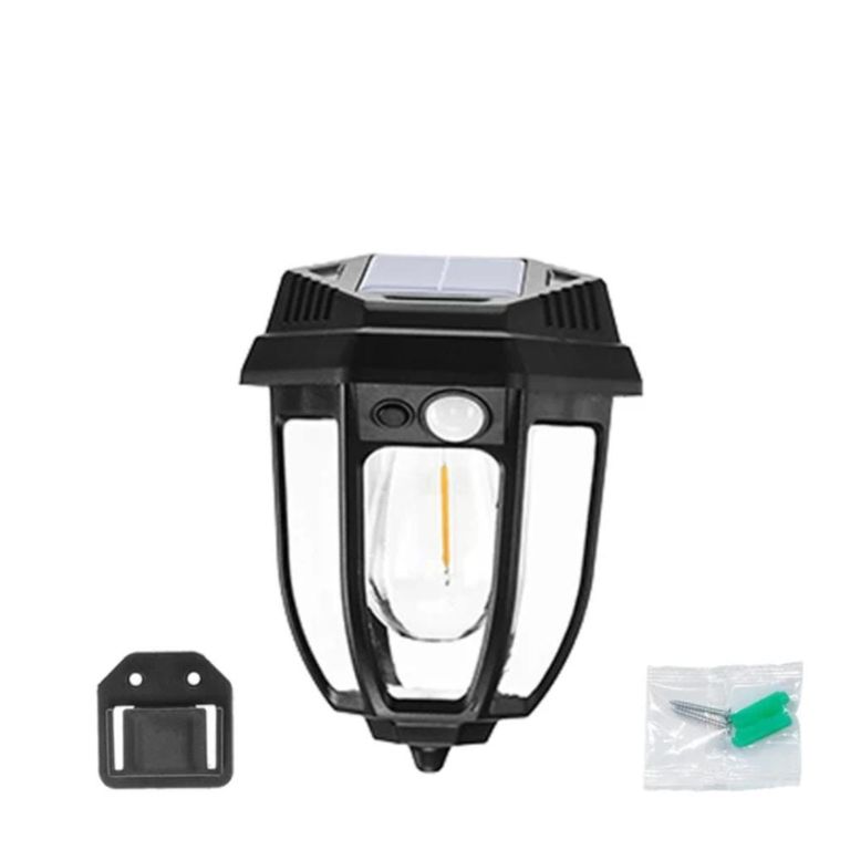 APLIQUE SOLAR DECORATIVO LUZ CALIDA SIMPLE