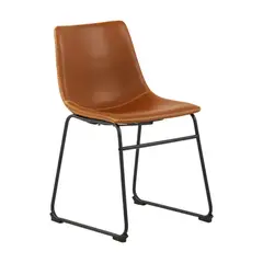 PANDALINO - Sillas Comedor Toscana - Eco Cuero Terracota - Diseño Elegante