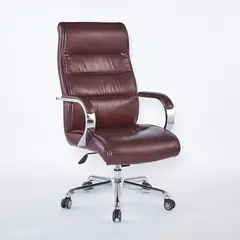 NECTAR - Silla Gerencial BIG BOSS Eco-Cuero + acero cromado