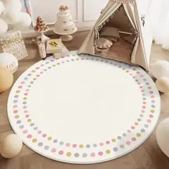 GENERICO - Alfombra Infantil Little Dots - 80 Cm