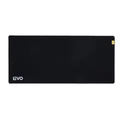 LEVO - Mousepad Battlemat XXL 90x40 cm Antideslizante Negro