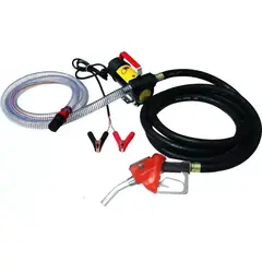 GENERICO - Kit Bomba Trasvasije Diesel 12v 175w Motor Manguera Pistola