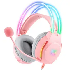 ONIKUMA - Audífonos Gamer Inalámbricos X26 -Rosa