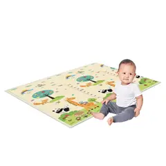 GENERICO - Alfombra Antigolpes Para Bebes Plegable 120 x 180 x 1cm #4