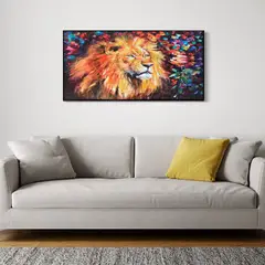 DEKAM DISEÑO - Cuadro León 140x70 cms