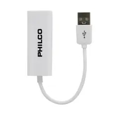 PHILCO - Adaptador Lan USB 20 Ethernet Rj45