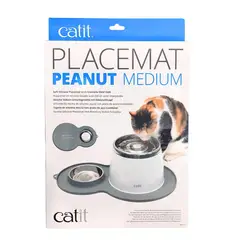 CATIT - Alfombra Anti Derrames con Plato Para Fuentes De Gatos