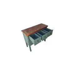 CASAHOGGAR - Mueble Urbino 6 Bicolor Verde
