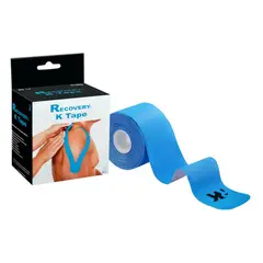 RECOVERY - CINTAS TAPE KINESIOLOGICA PRECORTADA AZUL 5CM X 5MT
