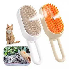GENERICO - Cepillo Eléctrico 4 En 1 A Vapor Para Mascotas Perros Usb