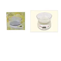 GENERICO - Pesa Digital Mini Gramera Recipiente Bowl Cocina 5 Kilos