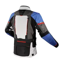 LS2 - CHAQUETA NORWAY AZUL NEGRA GRIS ROJA