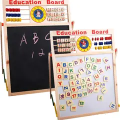OEM - PIZARRA MAGNETICA DOBLE FUNCION EDUCATIVA MADERA