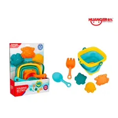 GENERICO - Balde De Playa Plegable Con Accesorios