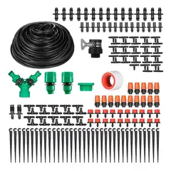 GENERICO - Kit De Riego Sistema Automático Goteo 40m 164pcs