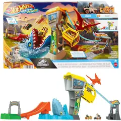 JURASSIC WORLD - Hot Wheels Racerverse Pista De Juguete HWV65