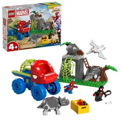 LEGO - Spiderman Todoterreno Dinosaurio y Equipo Spidey al Rescate - 11199