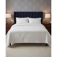 GENERICO - COBERTOR COLCHA QUILT SHERPA KING MEDIDA 250X270 CM