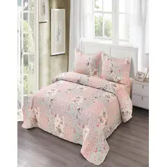 GENERICO - Cubrecama Cobertor Quilt 2 Plaza Primera Verano Q26