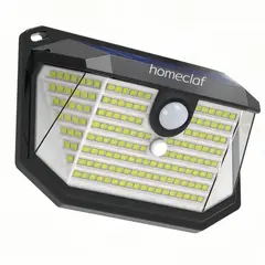 HOMECLAF - Foco Solar 178 Led Exterior Con Sensor Movimiento