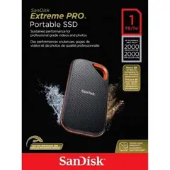 SANDISK - Ssd Portátil Extreme Pro E81 1 Tb 2000mb/s Usb 3.2 Gen 2