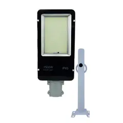 OEM - FOCO CON BRAZO SOLAR 1500W 1216 LED 1 PLACA METAL CON CONTROL