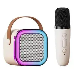 MUNDO MAGIA - Parlante Karaoke Altavoz Bluetooth K12 Con Micrófono Tecno