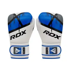 RDX - Guantes de Boxeo F7 Ergo Azul -12 Onz - BGR-F7U