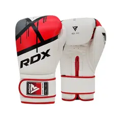 RDX - Guantes de Boxeo F7 Ergo Rojo -12 Onz - BGR-F7R