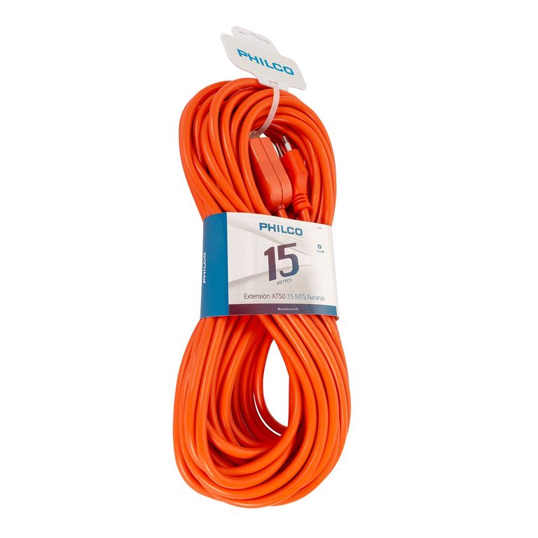 ALARGADOR EXT ELÉCTRICA XT49 15M NARANJO, NARANJA