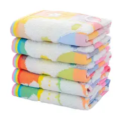 GENERICO - Pack 12 Toallas Faciales Cara De algodon Extra Suaves 25x25cm